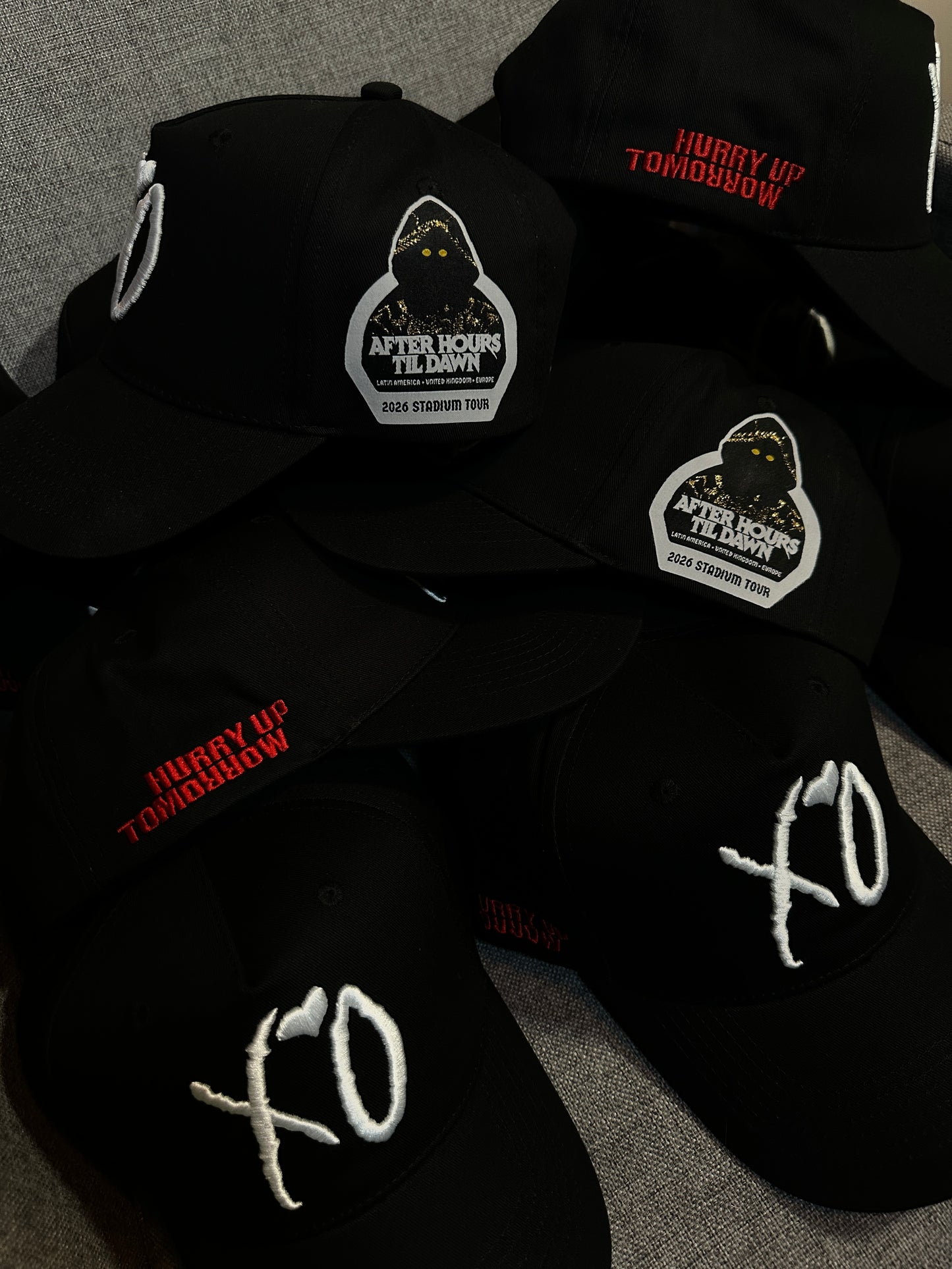 The Weeknd XO Hat : AFTER HOURS TIL DAWN TOUR 2026