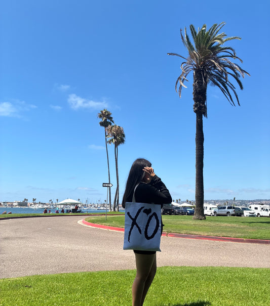 The Weeknd XO Tote Bag White