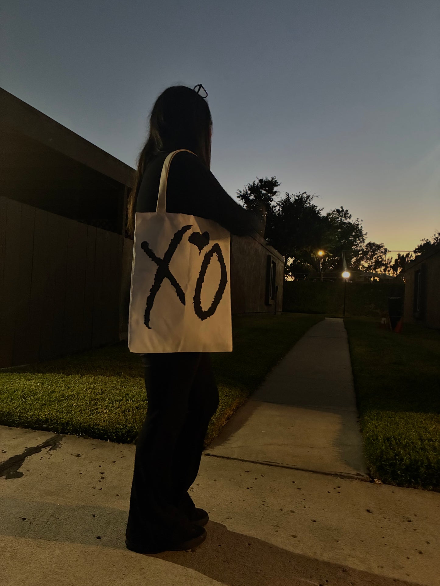 The Weeknd XO Tote Bag White