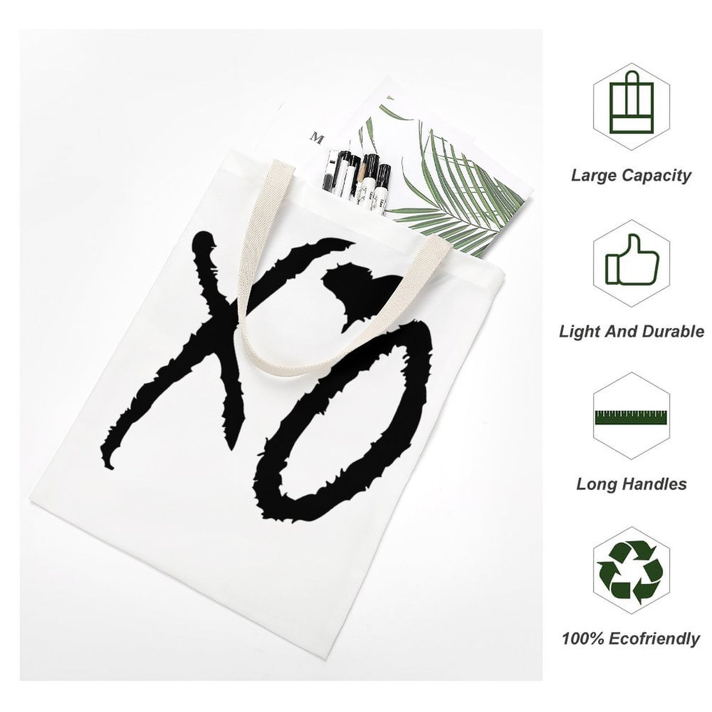 The Weeknd XO Tote Bag White